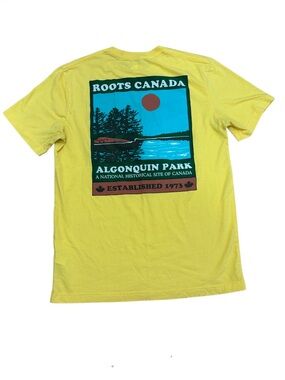Roots Algonquin Park Yellow Tshirt